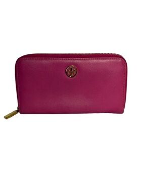 Tory Burch Pink Zip-Around Wallet